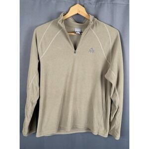 Nike ACG Pullover Mens S  Beige 1/4 Zip Mock Neck Fleece Y2K Outdoors Hiking‎